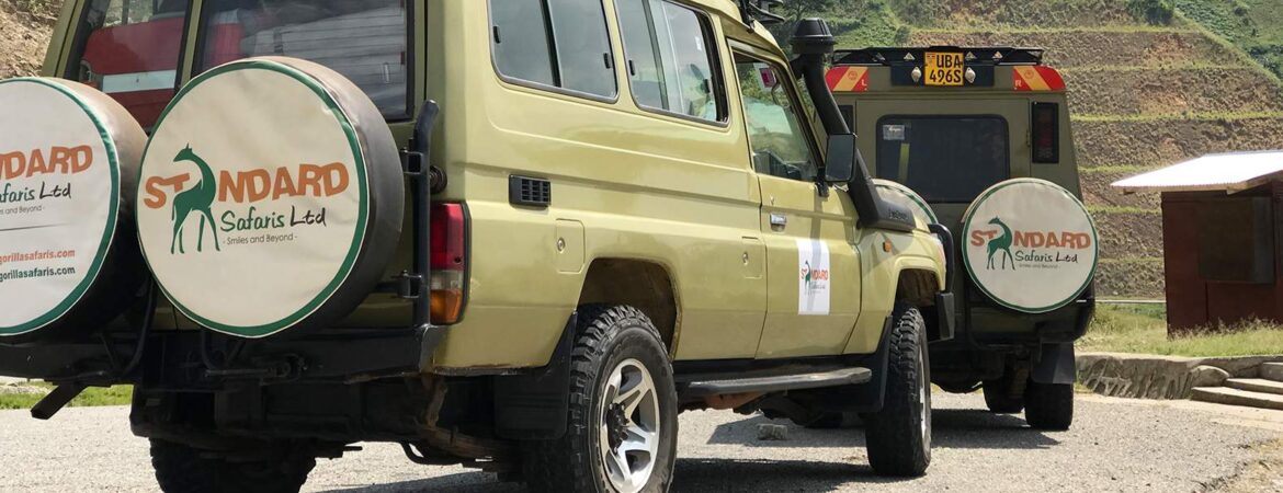 standard safaris fleet of tour vehicles