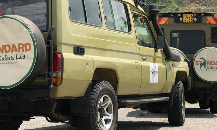 standard safaris fleet of tour vehicles